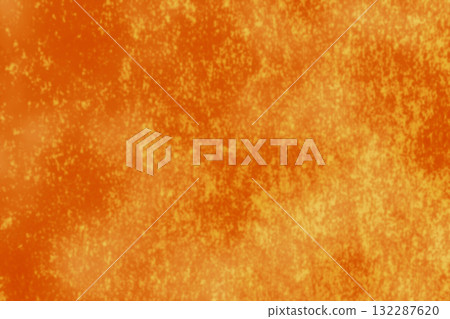 Deep orange washi paper with unevenness and stains Deep orange washi paper with unevenness and stains 132287620