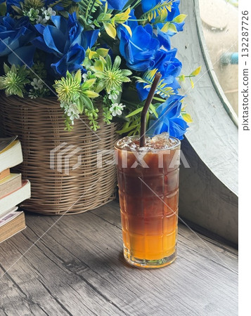 coffee, orange, drink 132287726