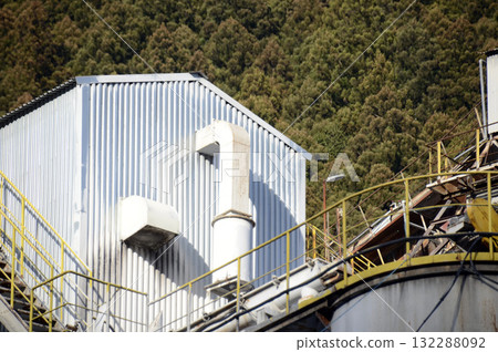 Factory in the mountains 132288092