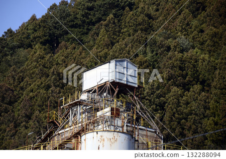 Factory in the mountains Factory in the mountains 132288094