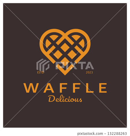 waffle logo simple illustration design,for pastry shop,emblem,badge,bakery business,pastry,bakery,vector waffle logo simple illustration design,for pastry shop,emblem,badge,bakery business,pastry,bakery,vector 132288263
