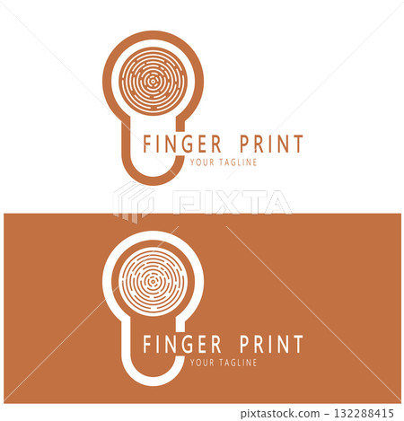 simple flat fingerprint logo,for security,identification,badge,emblem,business card,digital,vector simple flat fingerprint logo,for security,identification,badge,emblem,business card,digital,vector 132288415