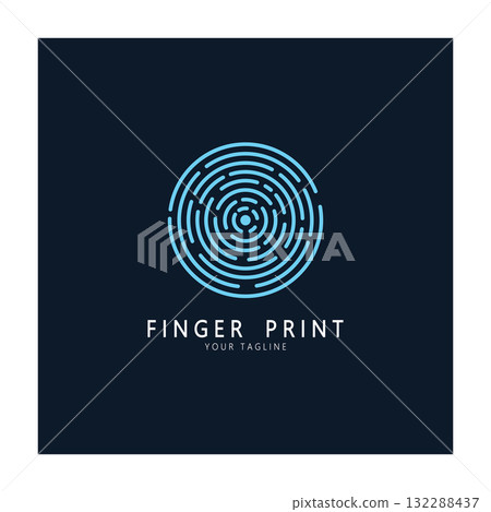 simple flat fingerprint logo,for security,identification,badge,emblem,business card,digital,vector simple flat fingerprint logo,for security,identification,badge,emblem,business card,digital,vector 132288437