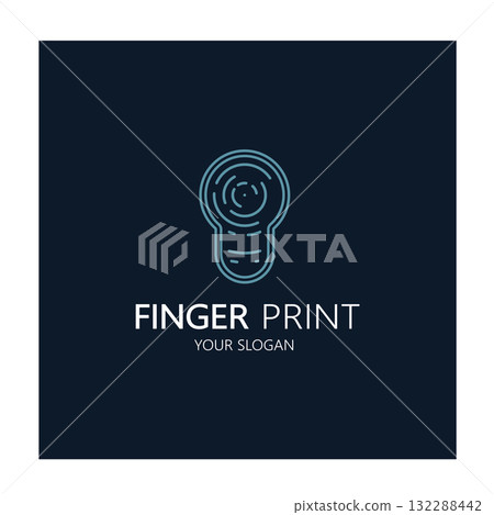 simple flat fingerprint logo,for security,identification,badge,emblem,business card,digital,vector simple flat fingerprint logo,for security,identification,badge,emblem,business card,digital,vector 132288442