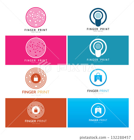 simple flat fingerprint logo,for security,identification,badge,emblem,business card,digital,vector simple flat fingerprint logo,for security,identification,badge,emblem,business card,digital,vector 132288457