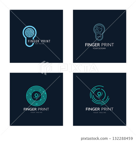 simple flat fingerprint logo,for security,identification,badge,emblem,business card,digital,vector simple flat fingerprint logo,for security,identification,badge,emblem,business card,digital,vector 132288459