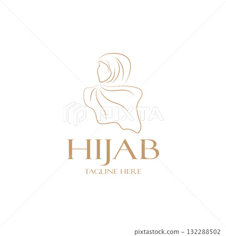 muslimah hijab logo template vector illustration design-vector muslimah hijab logo template vector illustration design-vector 132288502