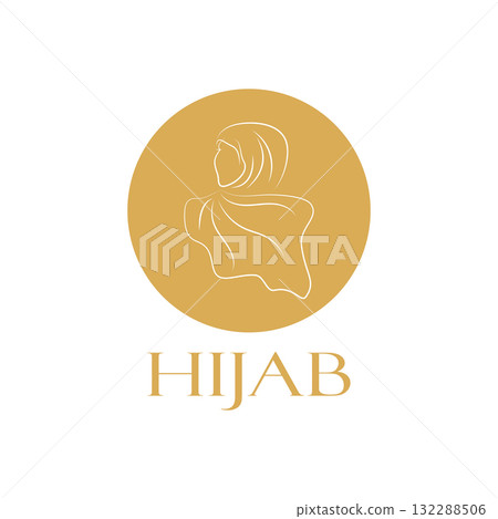 muslimah hijab logo template vector illustration design-vector muslimah hijab logo template vector illustration design-vector 132288506
