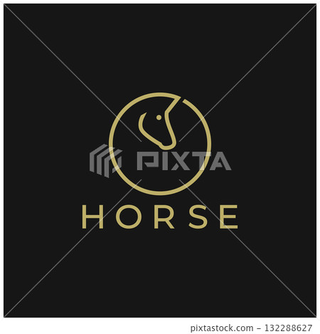 Chess strategy game logo with horse, king, pawn, minister and rook. Logo for chess tournament, chess team, chess championship, chess game application. Chess strategy game logo with horse, king, pawn, minister and rook. Logo for chess tournament, chess team, chess championship, chess game application. 132288627