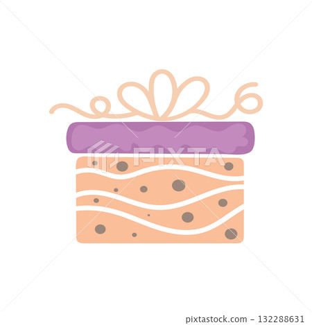 Gift box set, gift illustrations, colorful silhouettes with bows and ribbons, vector Gift box set, gift illustrations, colorful silhouettes with bows and ribbons, vector 132288631