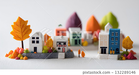 四季城鎮 / 秋葉街角（3D、毛氈） – 四季城鎮 132289146