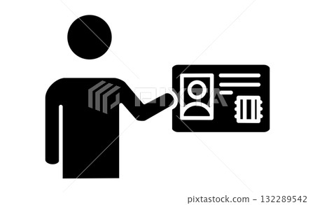 我的號碼確認象形圖圖標 132289542