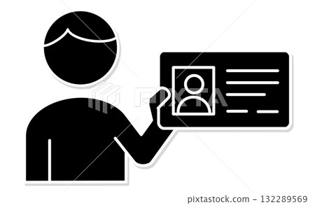 我的號碼確認象形圖圖標 132289569