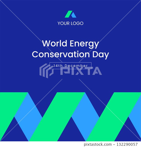 Energy Conservation Day Illustration in Flat Hand Drawn Cartoon Style Background Energy Conservation Day Illustration in Flat Hand Drawn Cartoon Style Background 132290057