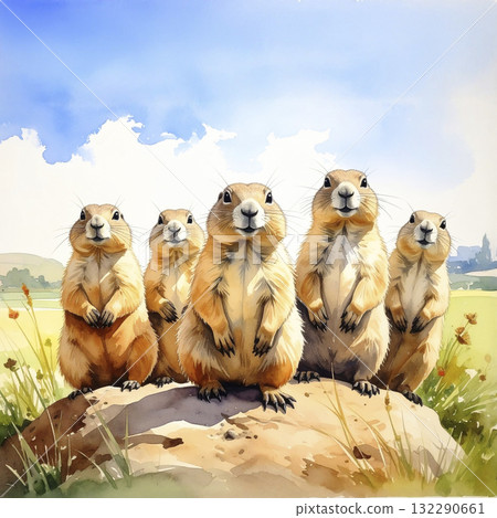 草原犬鼠 AI 產生的圖像 草原犬鼠 AI 產生的圖像 132290661