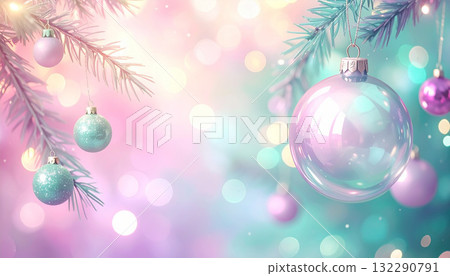 Dreamy Colored Christmas 132290791