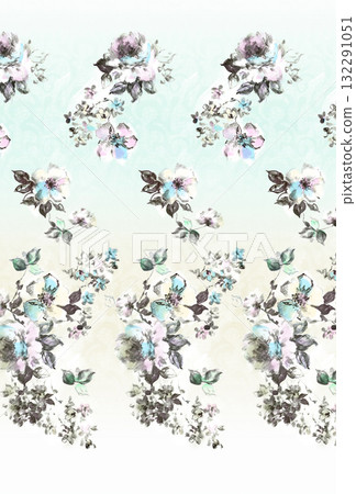 Handpainted Diverse Floral Pattern Collection Decorative Artwork Assortment 132291051