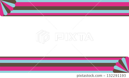 彩色頂部和底部框架 132291193