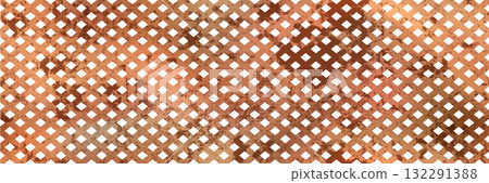 Rusty grate seamless bg with diamond perforation patern Rusty grate seamless bg with diamond perforation patern 132291388