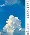 Vertical blue sky with large group of cloud 132291562