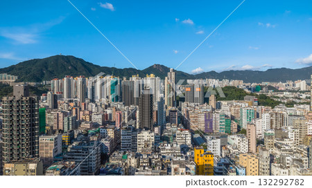 Oct 11 2025 Residential Towers in Bustling Sham Shui Po 132292782