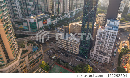 Oct 11 2025 Residential Towers in Bustling Sham Shui Po 132292804
