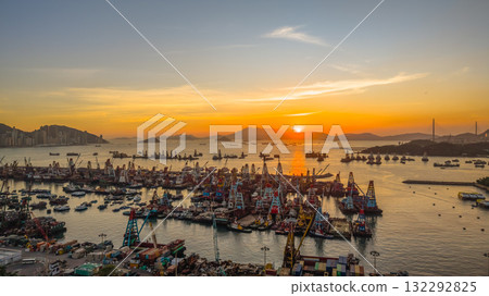 Oct 11 2025 New Yau Ma Tei Typhoon Shelter Waterfront View 132292825