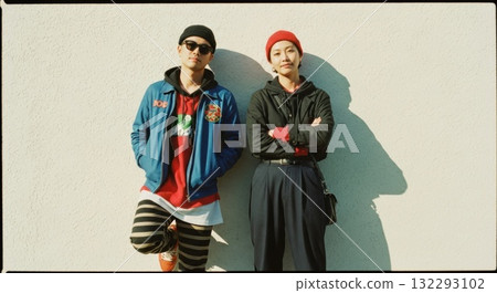 80s vintage, retro modern photography 132293102