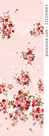 Handpainted Diverse Floral Pattern Collection Decorative Artwork Assortment 132293663