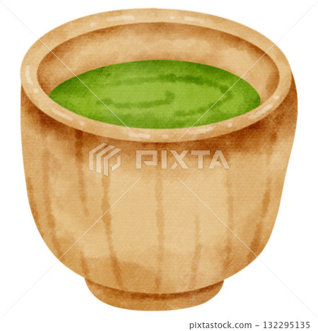 Matcha Green Tea Drink Graphic Matcha Green Tea Drink Graphic 132295135