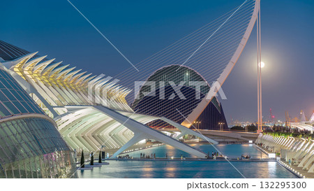 Stunning day-to-night timelapse of Valencia's City of Arts and Sciences, Spain. Stunning day-to-night timelapse of Valencia's City of Arts and Sciences, Spain. 132295300