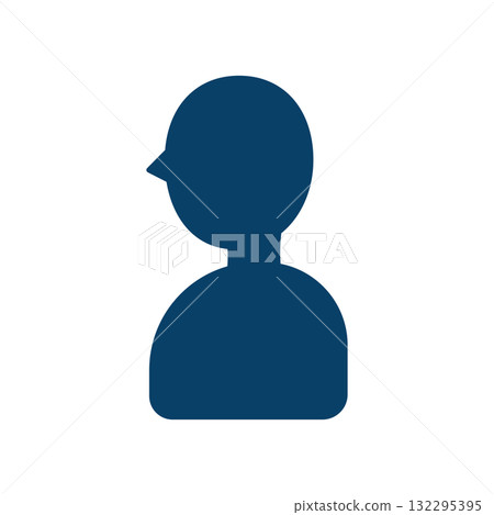 Simple profile icon illustration 132295395