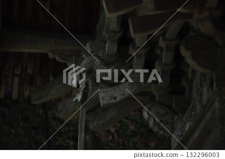 The dragon at Maeyama Shiono Shrine in Ueda City, Nagano Prefecture The dragon at Maeyama Shiono Shrine in Ueda City, Nagano Prefecture 132296003