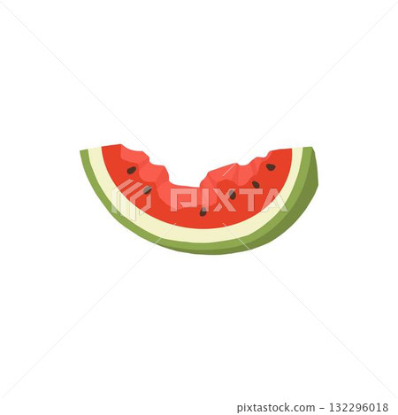 Organic waste, food compost collection isolated on white background. Banana and watermelon rind, fish bone and apple stump vector illustration Organic waste, food compost collection isolated on white background. Banana and watermelon rind, fish bone and apple stump vector illustration 132296018