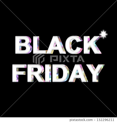Black Friday, glowing lettering background illustration Black Friday, glowing lettering background illustration 132296211