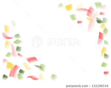 Colorful confetti background material 132296534