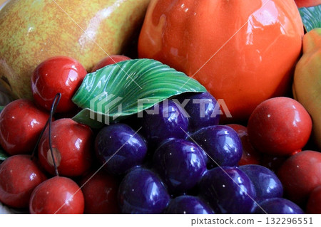 Fake fruit platter 132296551