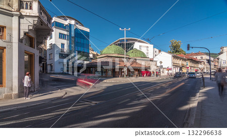 Bosniak Institute timelapse hyperlapse, in a renovated Turkish bathhouse in Sarajevo Bosniak Institute timelapse hyperlapse, in a renovated Turkish bathhouse in Sarajevo 132296638