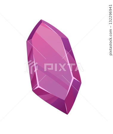 Mining element. Game mining props icon. Assets item in cartoon style, object for ui or level design. Treasure mining. Vector illustration 132296941