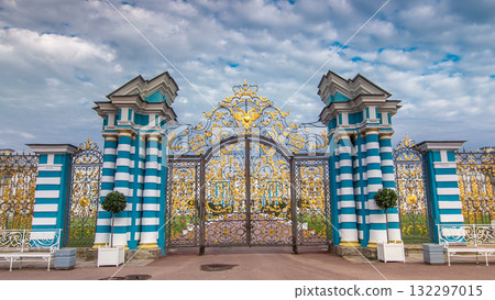 The Golden Gate timelapse hyperlapse. Pushkin Tsarskoye Selo 132297015
