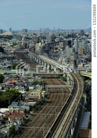 重疊的山形新幹線列車 132298889