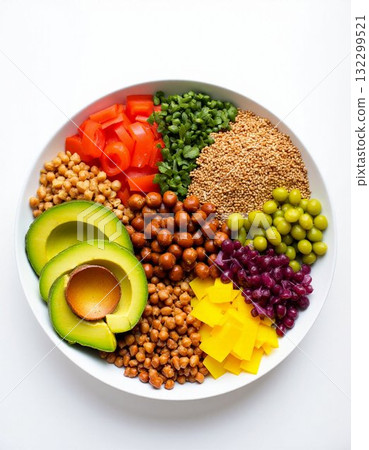 salad with lentils 132299521