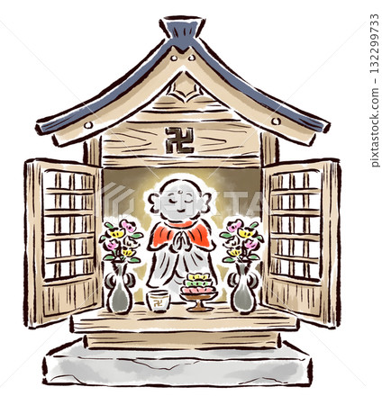 神社內供奉的地藏菩薩像 132299733