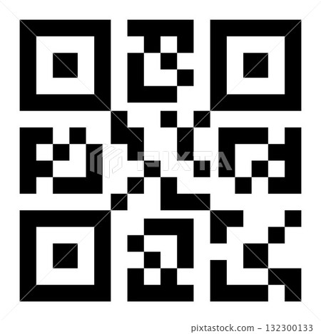 Minimalistic black and white QR code illustration on transparent background. Digital barcode design for web, app, marketing use. Modern technology concept for scanning, payment, information access Minimalistic black and white QR code illustration on transparent background. Digital barcode design for web, app, marketing use. Modern technology concept for scanning, payment, information access 132300133