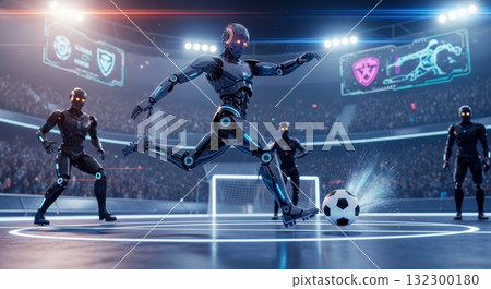 AI機器人踢足球 132300180