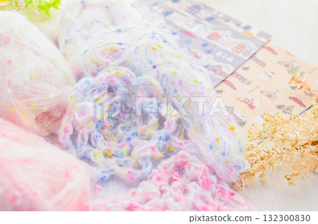 Fluffy mohair motif Fluffy mohair motif 132300830