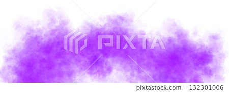 Violet smoke clouds rising on transparent background with upper empty space for dramatic or mysterious visual scenes Violet smoke clouds rising on transparent background with upper empty space for dramatic or mysterious visual scenes 132301006