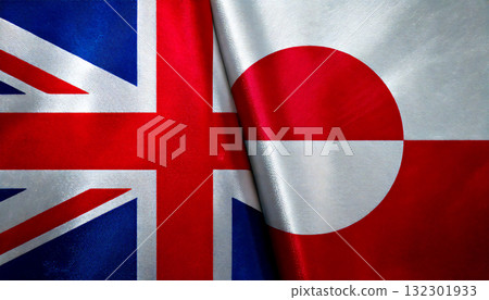 英國國旗與格陵蘭國旗 132301933