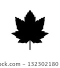 logo  Maple Leaf Icons in Green and Black Variations 132302180