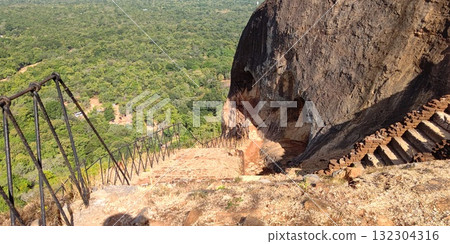 View of Sigiriya Rock [Sri Lanka] 132304316